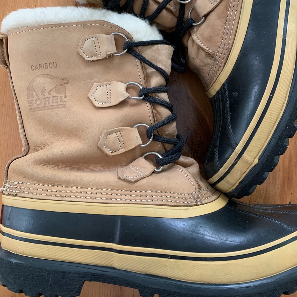 Sorel Caribou snow boots.